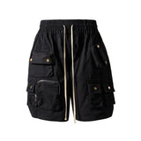 Cargo Shorts V3 Black short cargo noir streetwear premium