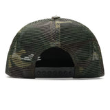 Chrome Hearts CH Hollywood Black Camo Trucker Cap