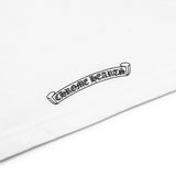 Chrome Hearts 1988 Neck Logo L/S White Black T Shirt Chrome Hearts