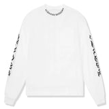 Chrome Hearts 1988 Neck Logo L/S White Black T Shirt Chrome Hearts