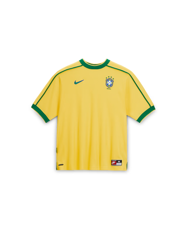 Brazil 1998 Reissue Maillot replica Nike Football pour homme