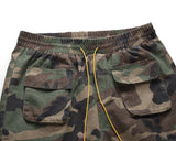 Short cargo camouflage poches latérales
