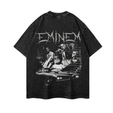 Détail imprimé Eminem t-shirt streetwear vintage