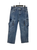 Fashion Jean Cargo Bleu