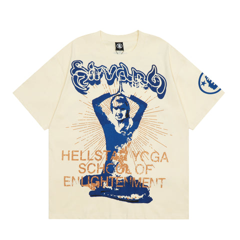 Hellstar Toga T-Shirt 'White Blue'