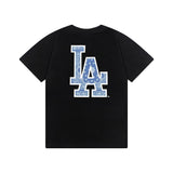 new era la tee black face