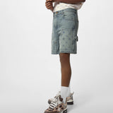 Louis Vuitton Denim Carpenter Shorts Blue