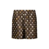 Louis Vuitton Monogram Printed Silk Shorts vue principale