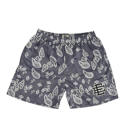 Eric Emanuel EE Basic Shorts Men Black Paisley