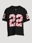 AMIRI Men's Oversized 22 Football T-Shirt