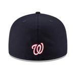 Washington Nationals New Era 2019 World Series Bloom Side Patch 59FIFTY Fitted Hat Navy