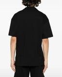 Palm Angels Black Monogram Spray City T-Shirt Los Angeles t-shirt noir homme