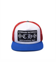 Chrome Hearts CH Hollywood Trucker Hat Red/White/Blue - Sneaker6ix Shop