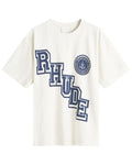 Rhude Men's Blue Collegiate Crest T-Shirt