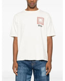 Détail imprimé chevron Rhude T-Shirt Vintage White