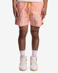 Rhude Logo Swim Trunk in Salmon Pink