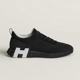 Hermes Sneakers Bouncing Noir – vue générale des sneakers noires haut de gamme