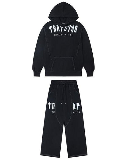 Trapstar Deconstructed Decoded Tracksuit Black Trapstar