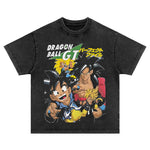 T-shirt Dragon Ball GT Vintage Oversized Noir